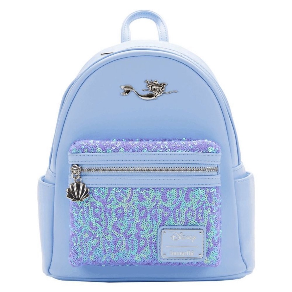 NWT Little Mermaid Ariel Sequins Loungefly